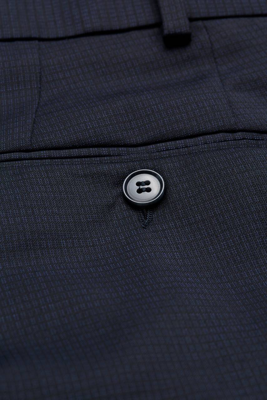 Digel Pantalone Digel Blu Con Micro Disegno Drop Sei Modern Fit