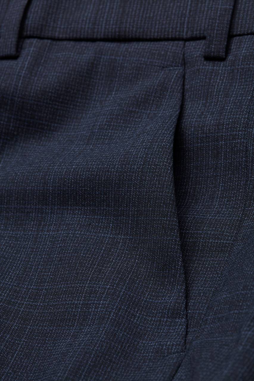 Digel Pantalone Digel Blu Fantasia Principe Di Galles Drop Sei Modern Fit