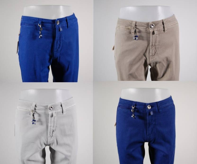 Fradi Pantalone fradi slim fit in cotone operato stretch 4 colori