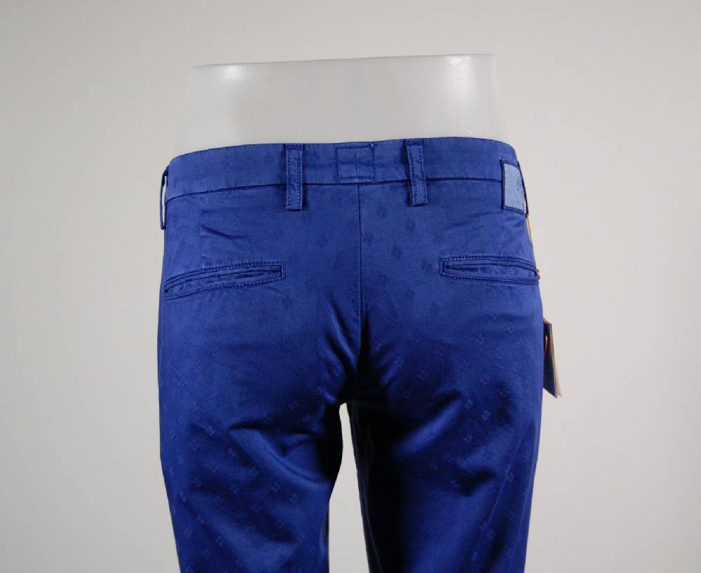 Fradi Pantalone Fradi Slim Fit Jacquard Stretch In Due Colori