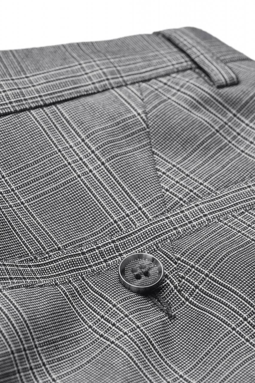 Digel Move Pantalone Grigio A Quadri Digel Extra Slim Fit