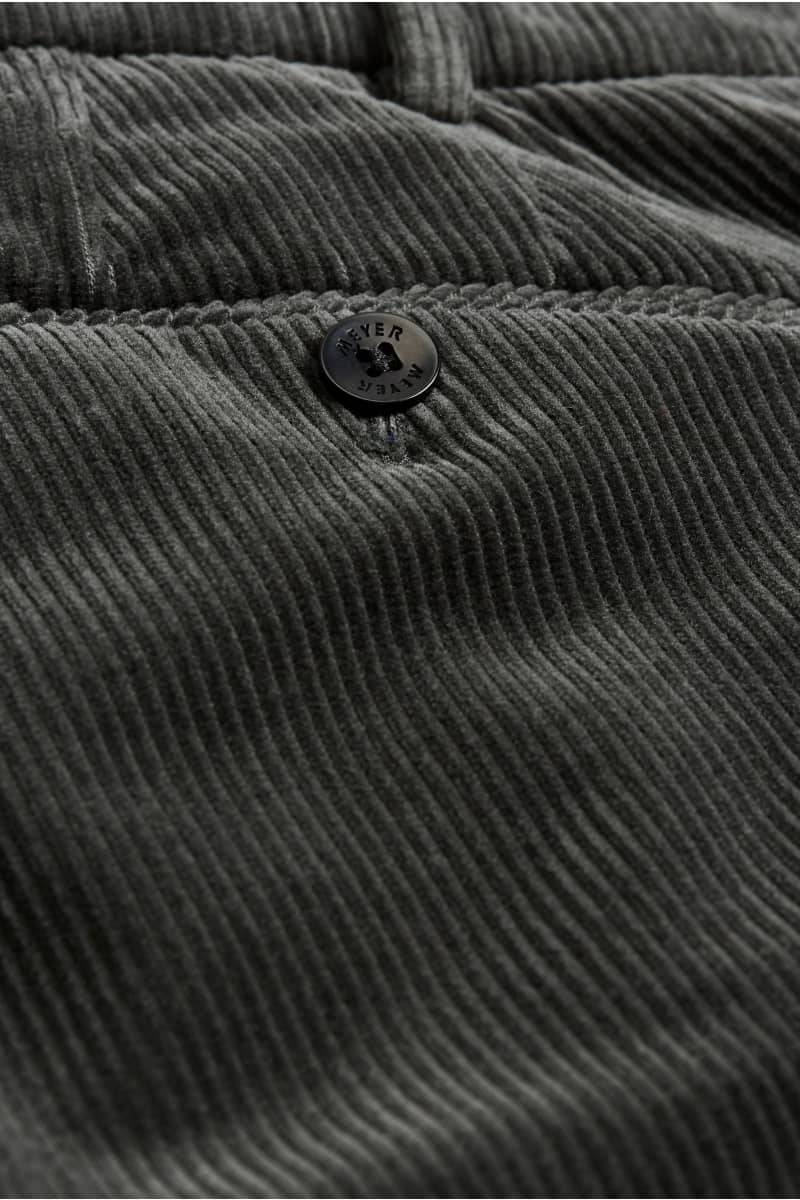 Meyer Pantalone Grigio Meyer In Velluto A Coste Luxury Modern Fit