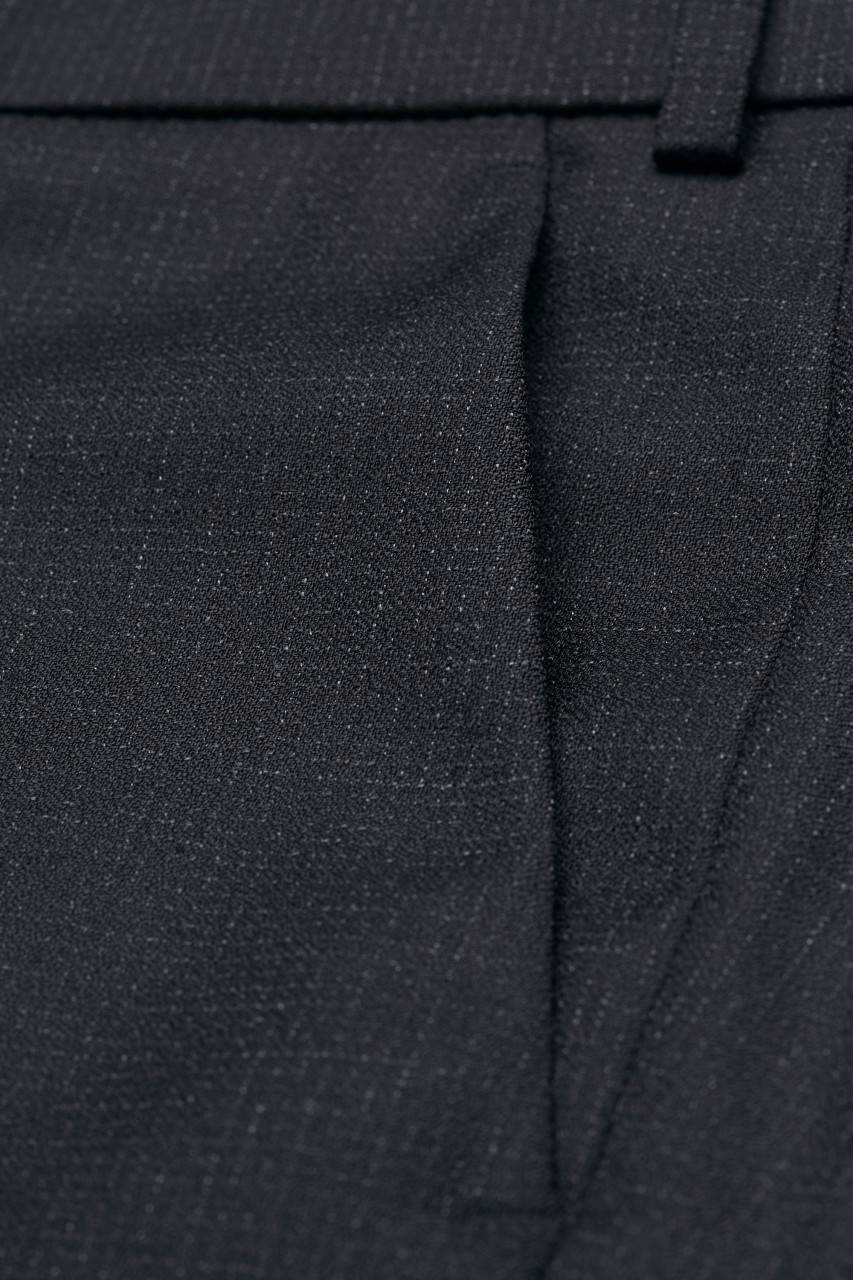 Digel Pantalone Grigio Scuro A Quadretti Digel In Pura Lana