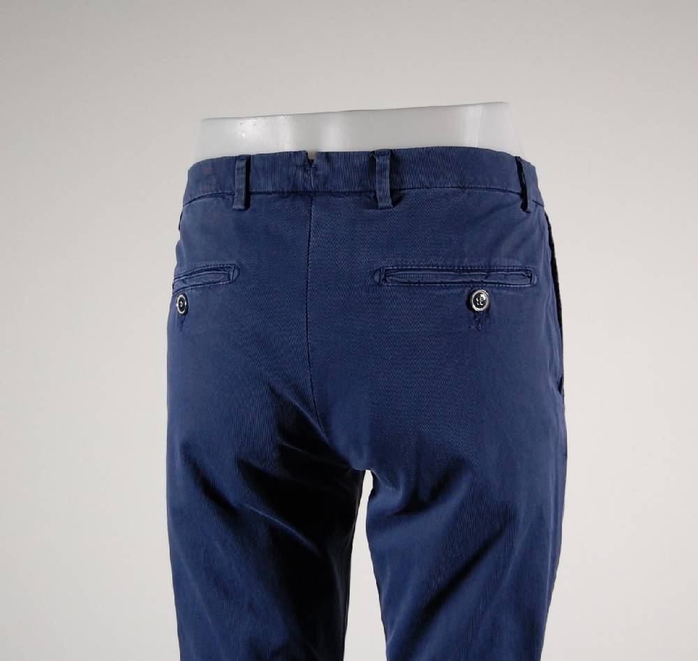 B Settecento Pantalone In Cotone Elasticizzato Bsettecento Tre Colori