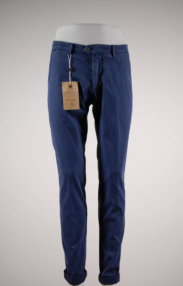 B Settecento Pantalone in cotone elasticizzato bsettecento tre colori