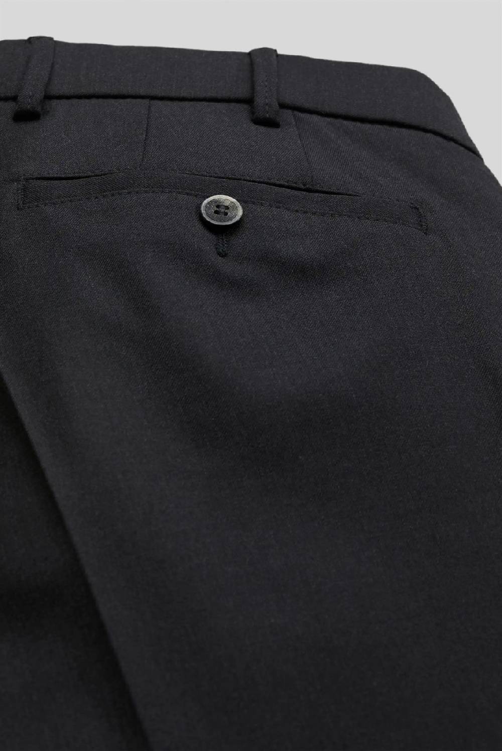 Meyer Pantalone Meyer Grigio Antracite In Premium Soft Twill Comfort Fit