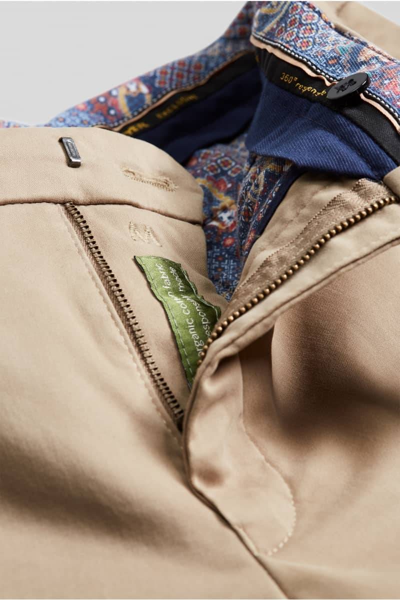 Meyer Pantalone Meyer In Cotone Pima Stretch Modern Fit