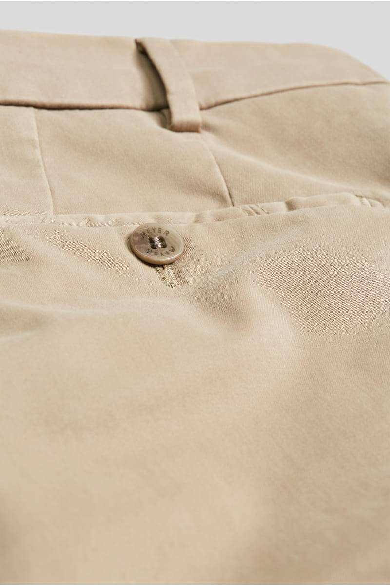 Meyer Pantalone Meyer In Cotone Pima Stretch Modern Fit