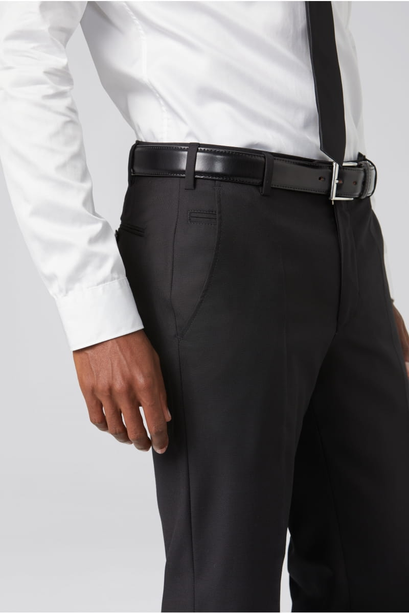 Meyer Pantalone Meyer In Pura Lana Natural Stretch Modern Fit