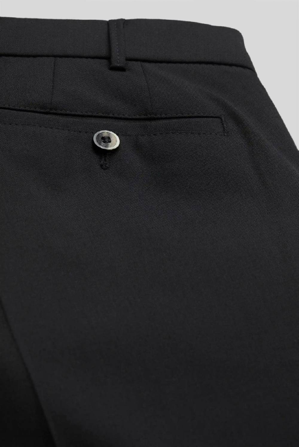 Meyer Pantalone Meyer Nero In Premium Soft Twill Comfort Fit