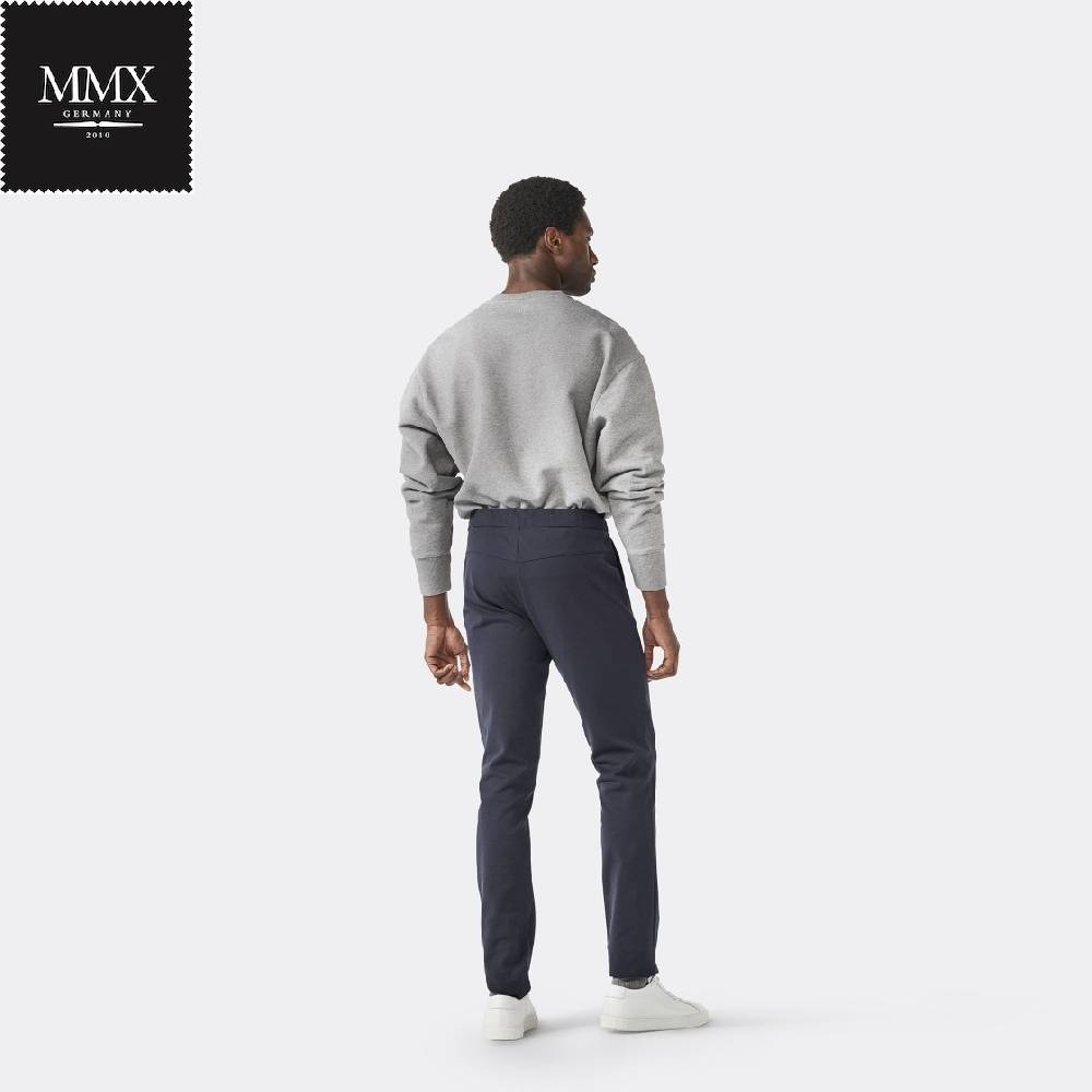 MMX Germany Pantalone Mmx Jogger Blu Slim Fit In Jersey