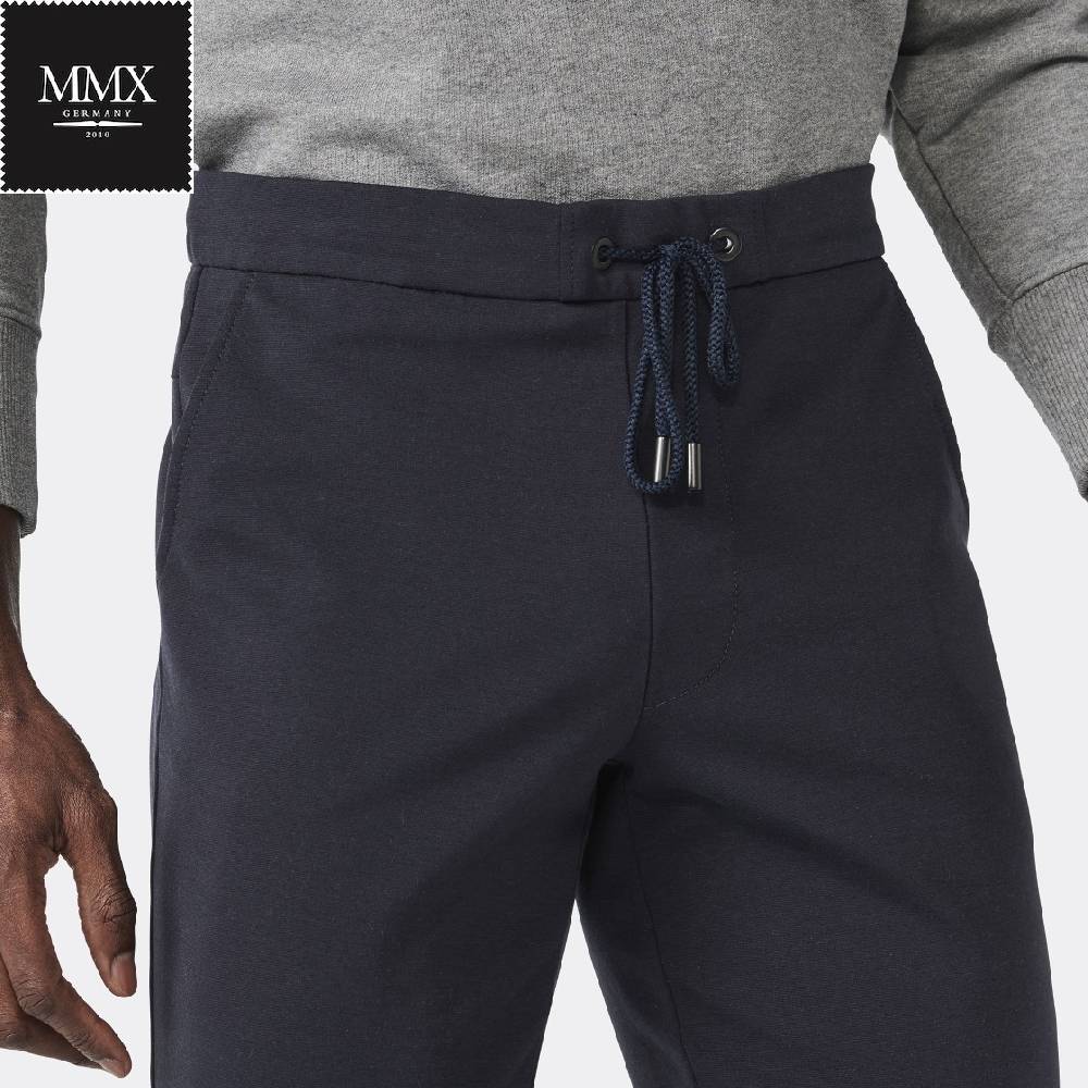 MMX Germany Pantalone Mmx Jogger Blu Slim Fit In Jersey