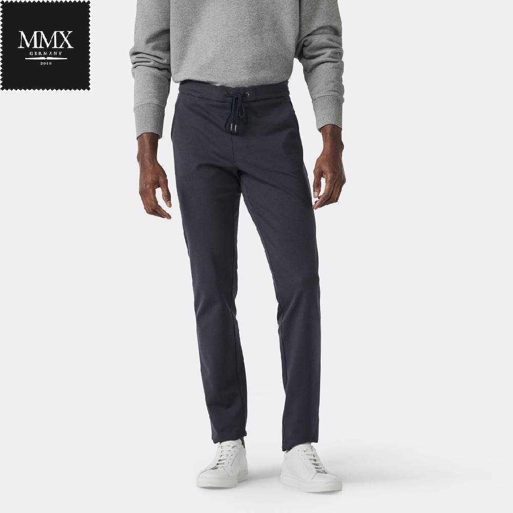 MMX Germany Pantalone mmx jogger blu slim fit in jersey