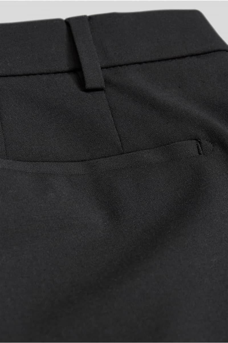 Meyer Pantalone Nero In Lana Bi-stretch M5 By Meyer Modern Fit