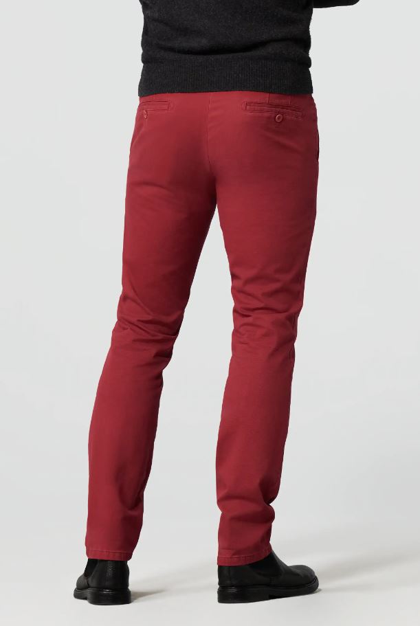 Meyer Pantalone Rosso Meyer In Cotone Stretch Drop Quattro Comfort Fit