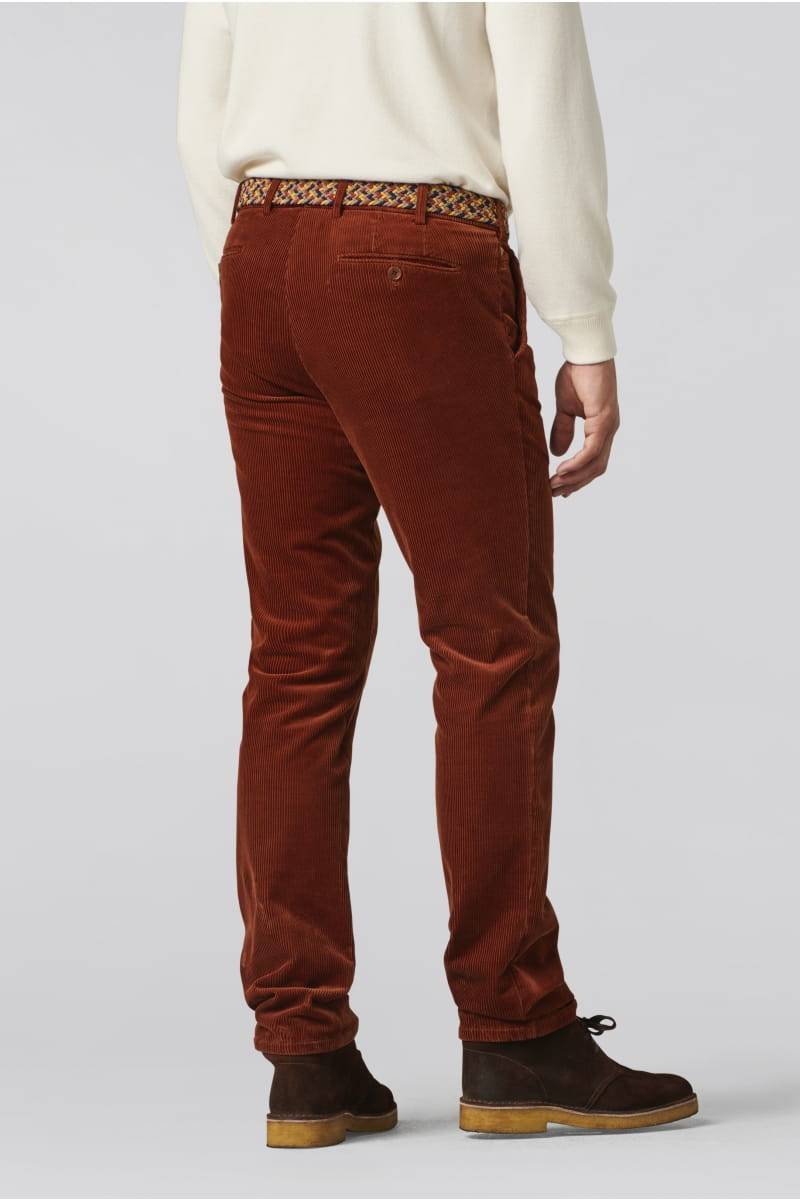 Meyer Pantalone Ruggine Meyer In Velluto A Coste Luxury Modern Fit