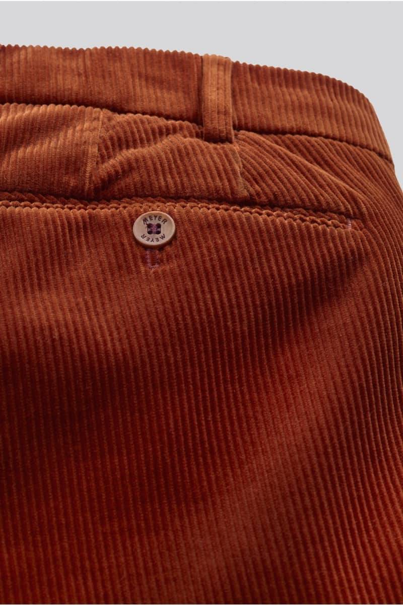 Meyer Pantalone Ruggine Meyer In Velluto A Coste Luxury Modern Fit