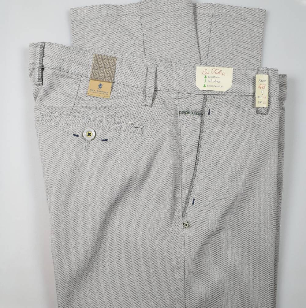 Sea Barrier Pantalone sea barrier grigio chiaro cotone nido d'ape stretch