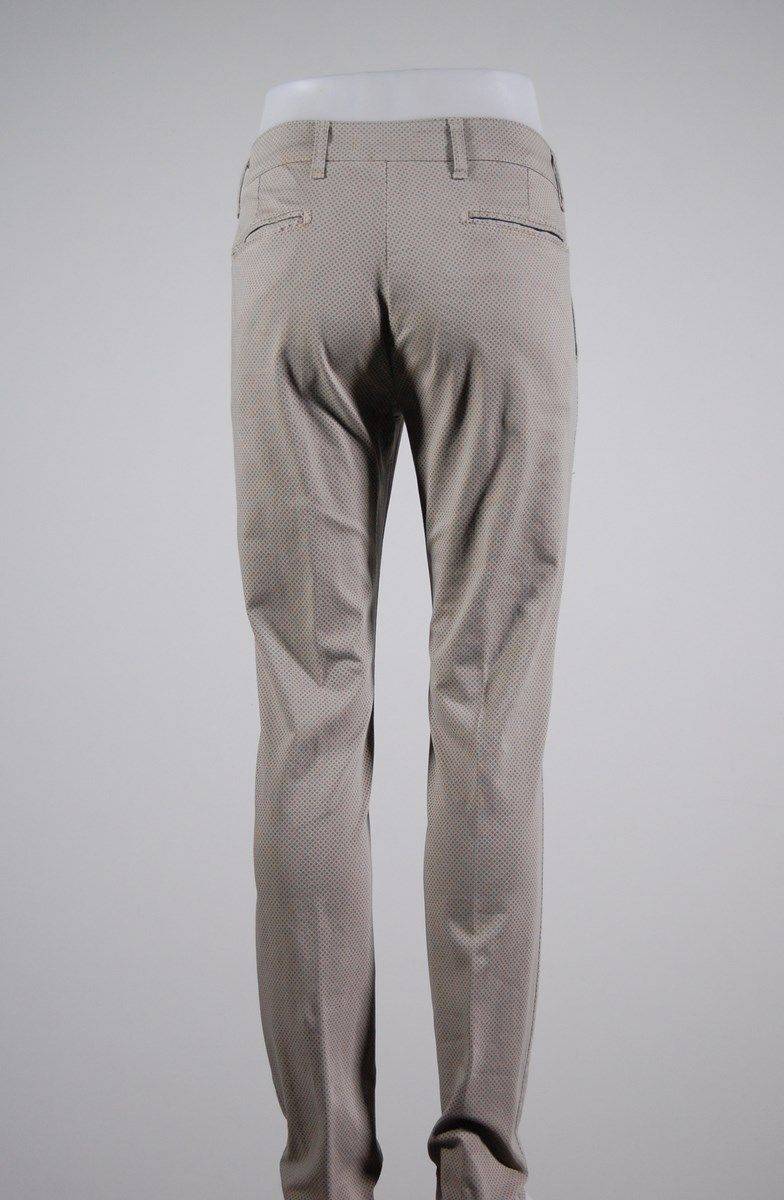 Viapiana Pantalone Slim Fit Cotone Stretch Viapiana Micro Fantasia