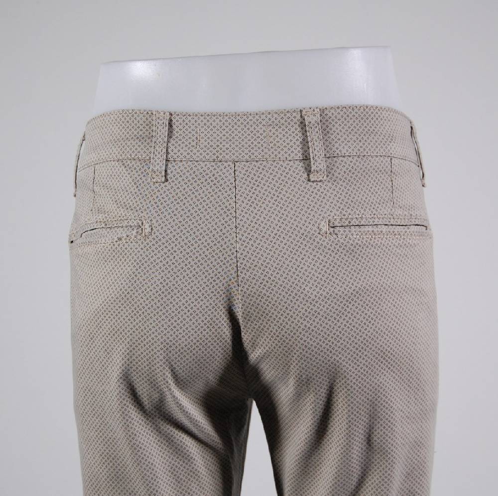 Viapiana Pantalone Slim Fit Cotone Stretch Viapiana Micro Fantasia
