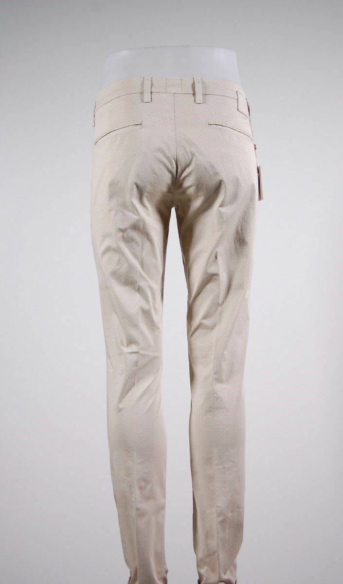 Fradi Pantalone Slim Fit Fradi Micro Fantasia Cotone Stretch
