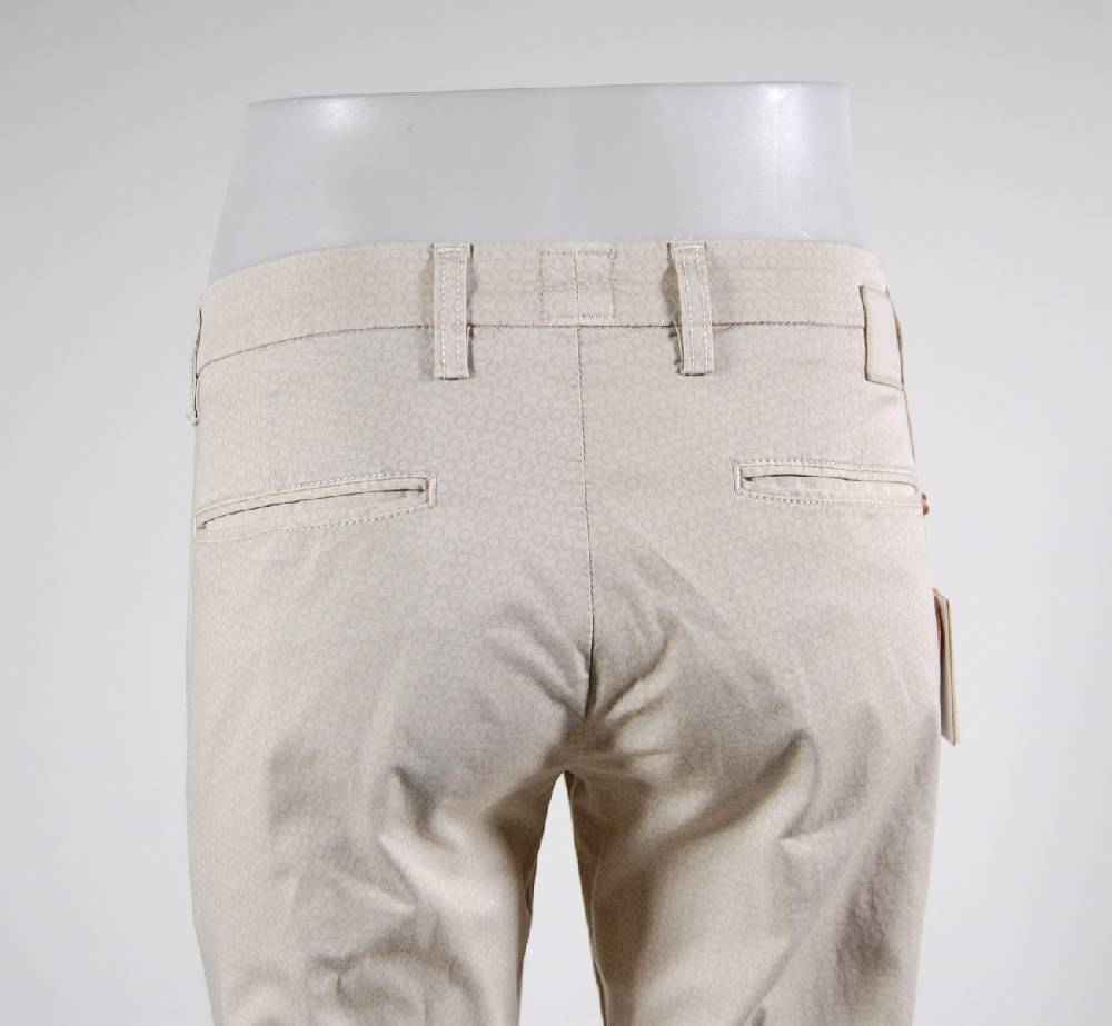 Fradi Pantalone Slim Fit Fradi Micro Fantasia Cotone Stretch