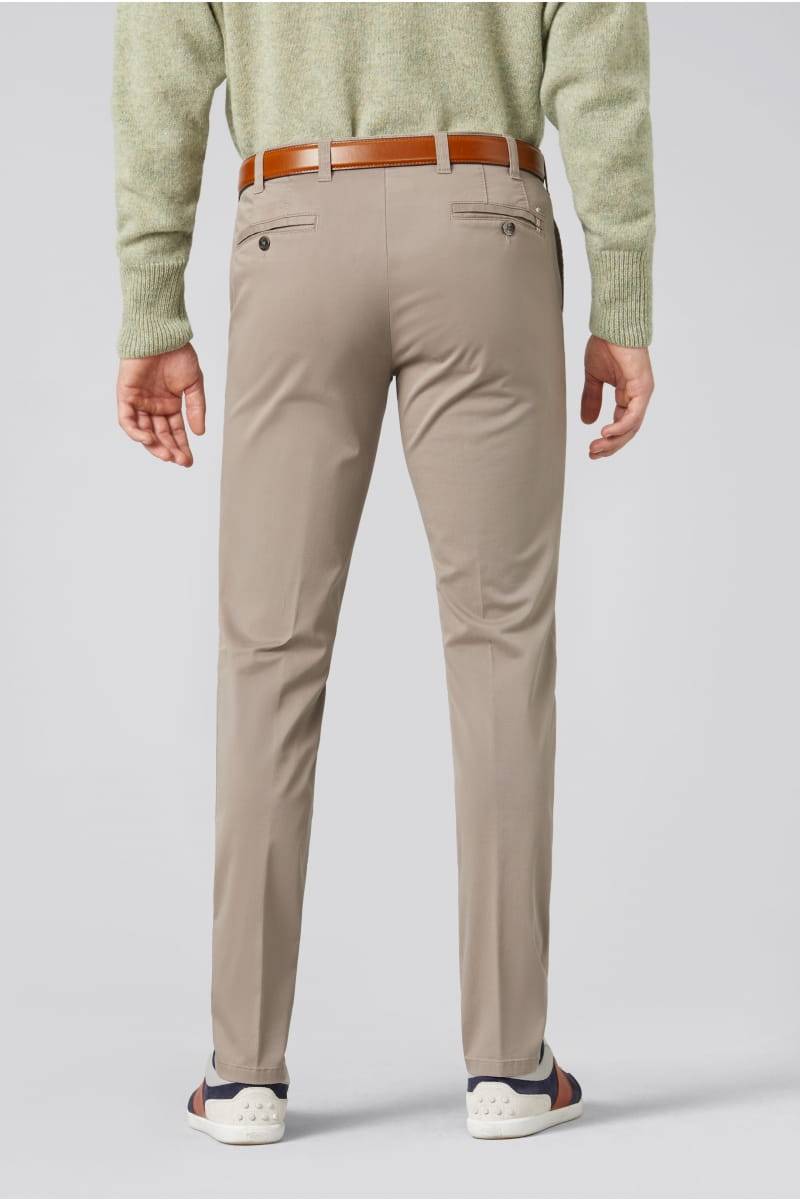 Meyer Pantalone Tortora Meyer In Cotone Fairtrade Modern Fit