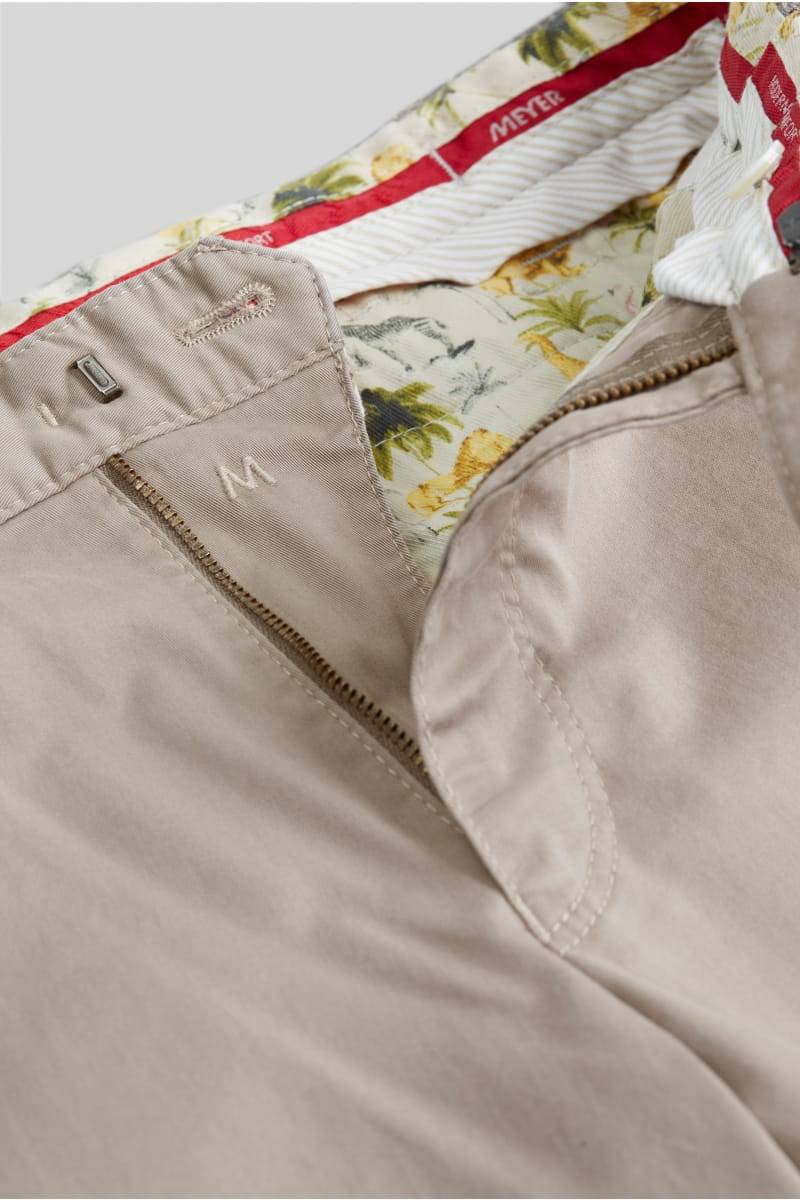 Meyer Pantalone Tortora Meyer In Cotone Fairtrade Modern Fit