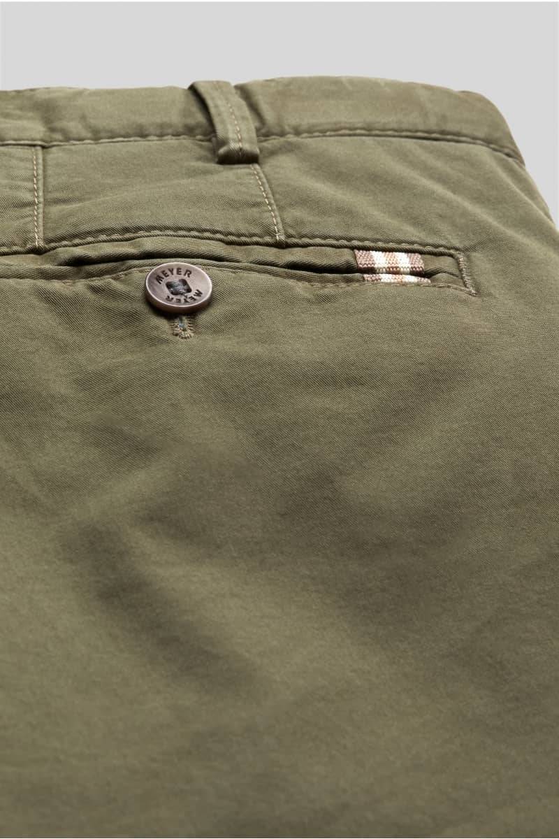 Meyer Pantalone Verde Oliva Meyer In Cotone Fairtrade Modern Fit