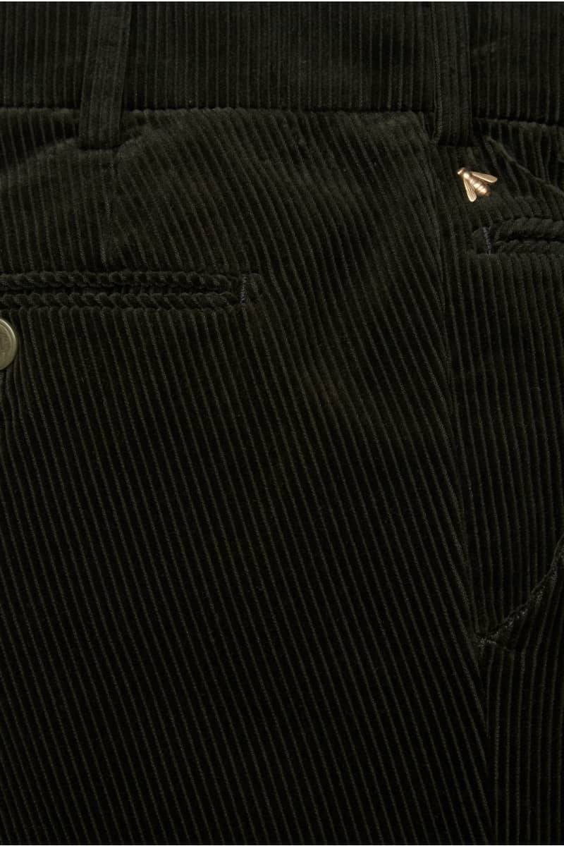 Meyer Pantalone Verde Scuro Meyer In Velluto A Coste Luxury Modern Fit