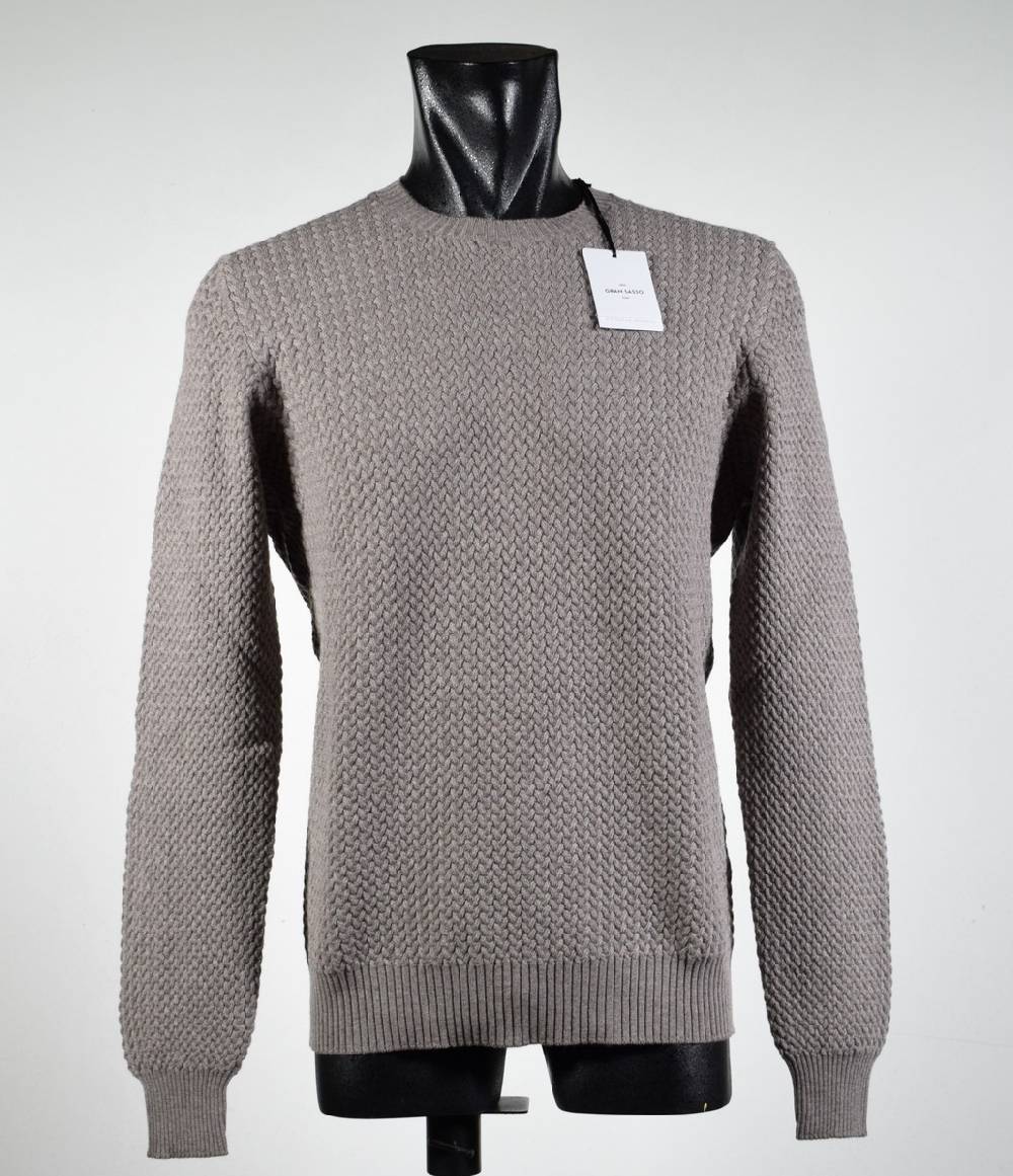 Gran Sasso Paricollo In Lana Merinos 2 Fili Tortora Gran Sasso