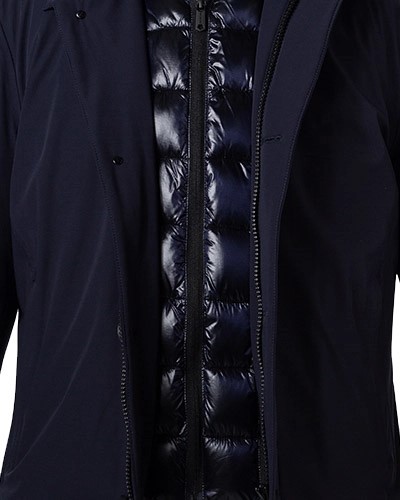 Milestone Parka Imbottito In Microfibra Funzionale Milestone