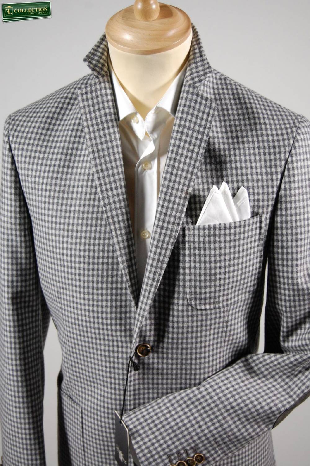 Piero Giachi Giacca Con Toppe A Quadri Grigio