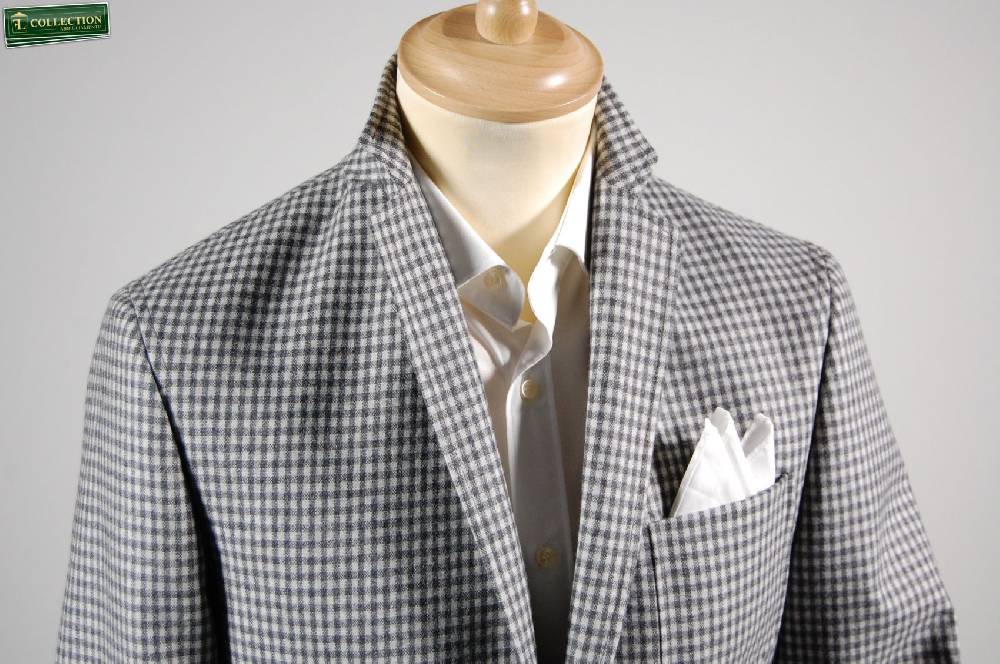 Piero Giachi Giacca Con Toppe A Quadri Grigio