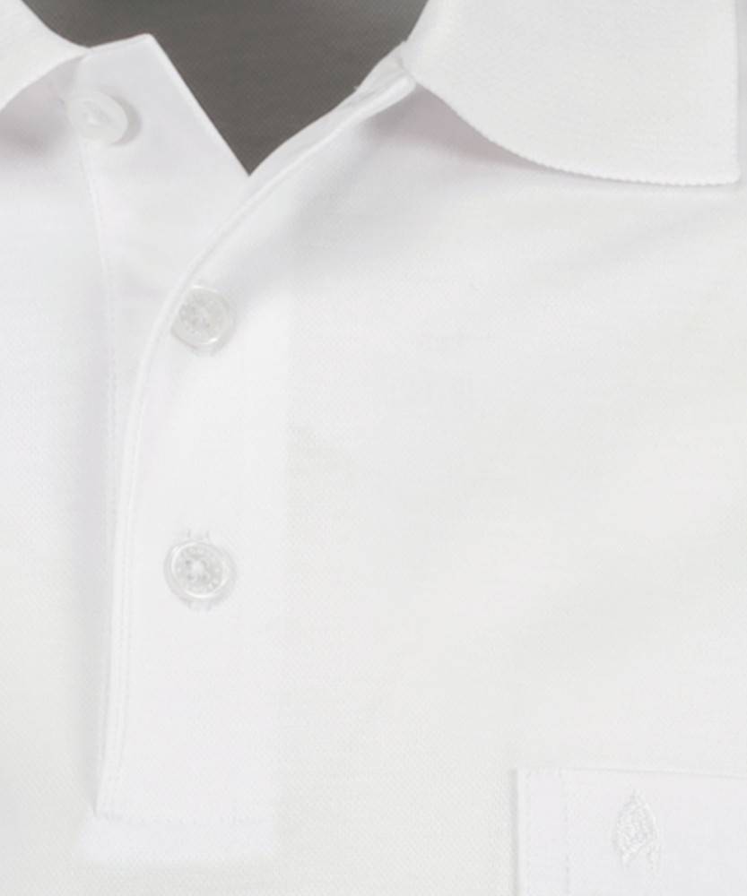 Ragman Polo Bianca Con Taschino Ragman No Stiro Modern Fit