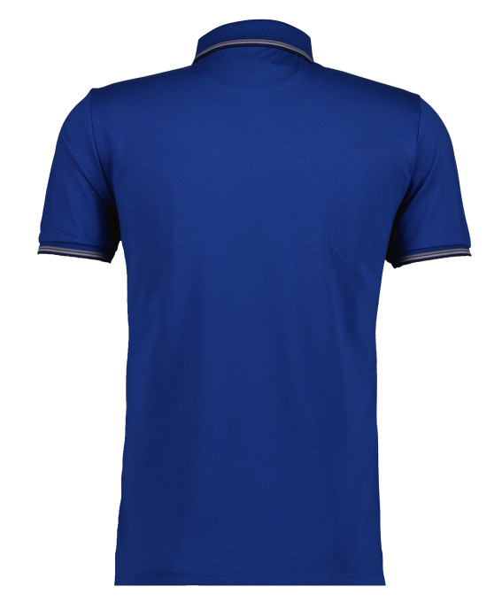 Ragman Polo Blu Marine In Tessuto Performante Ragman Modern Fit