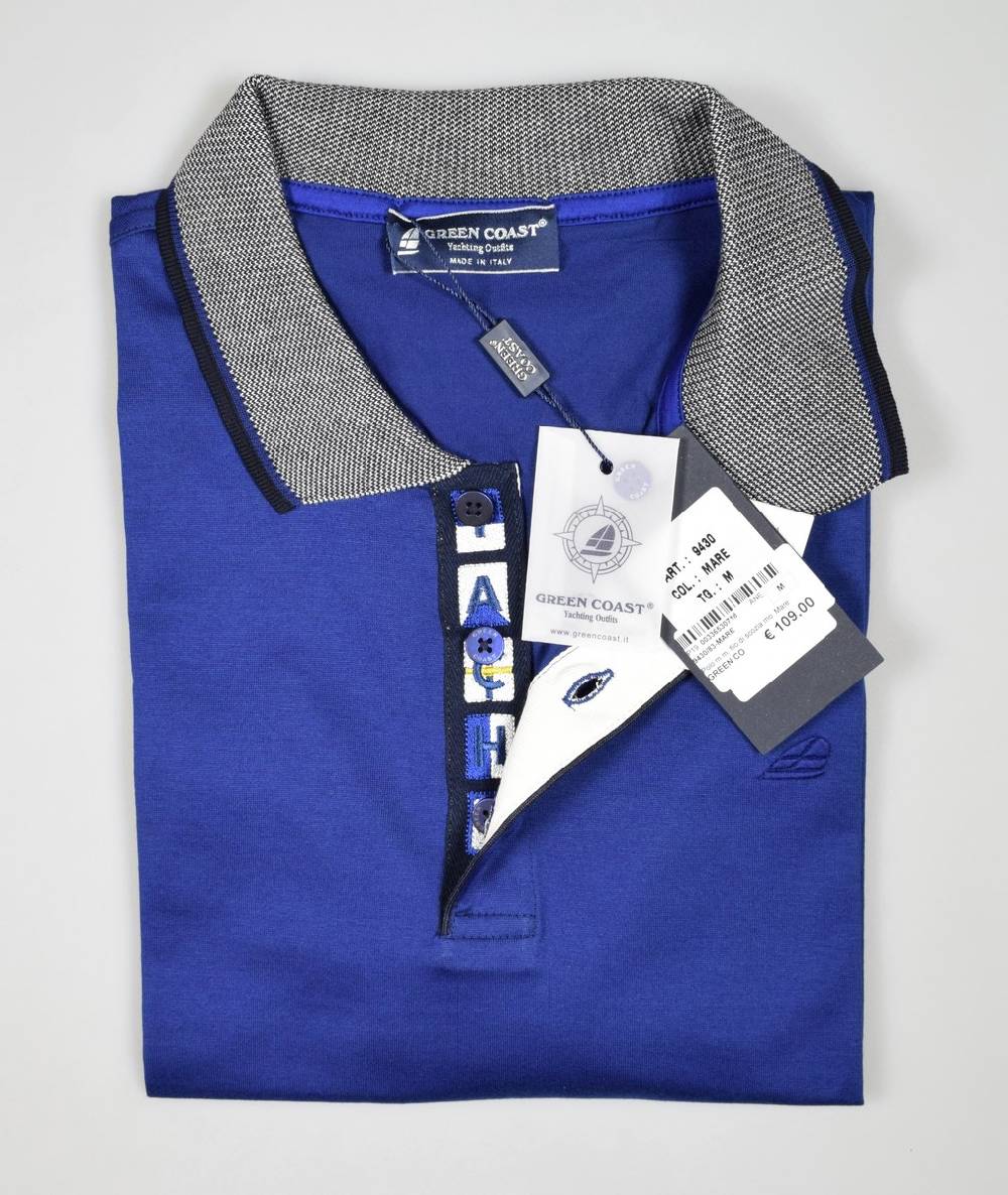 Green Coast Polo Classica Green Coast In Filo Di Scozia Regular Fit