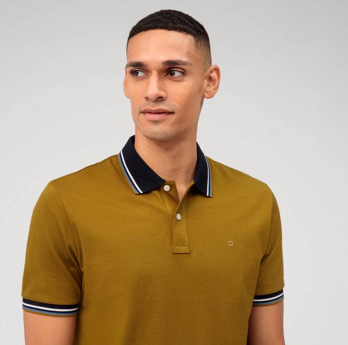 Olymp Polo Color Cachi Olymp Regular Fit Cotone Piqué