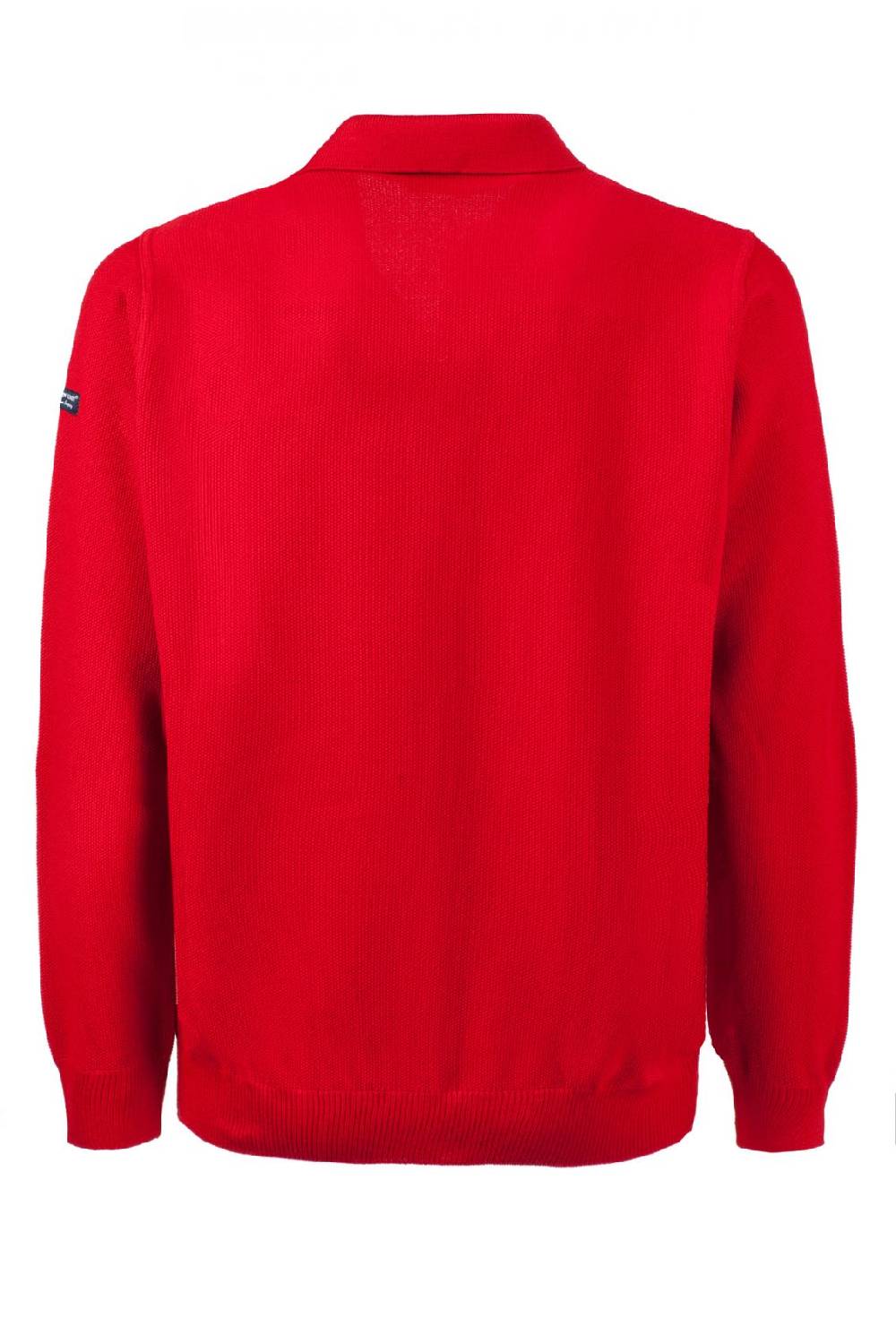 Green Coast Polo Con Zip Green Coast Rossa Modern Fit Made In Italy