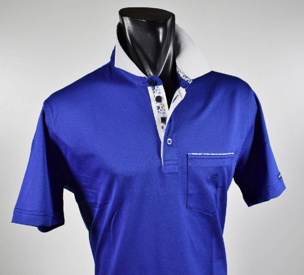 Green Coast Polo Elegante Green Coast Con Taschino In Filo Di Scozia