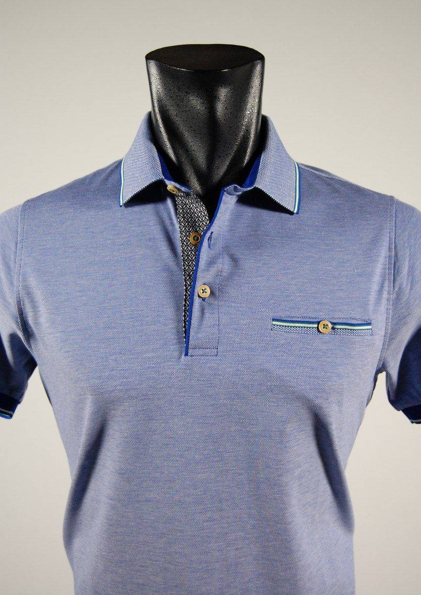Bramante Polo in cotone bramante slim fit maniche corte in tre colori