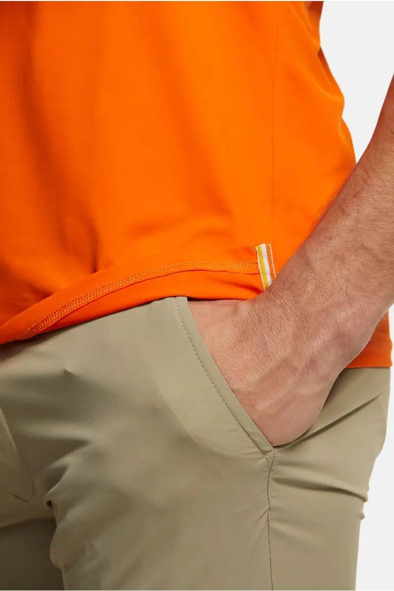 Meyer Polo Meyer Arancione Tessuto Performante Tecnico