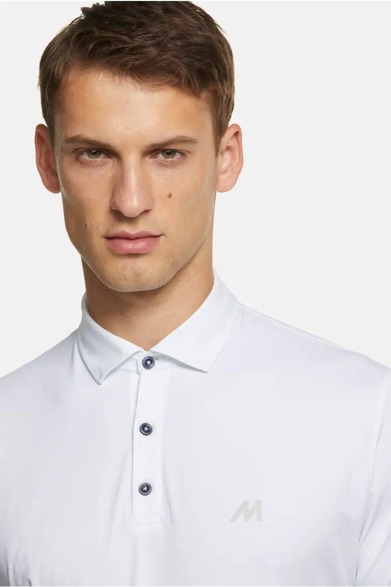 Meyer Polo Meyer Bianca Tessuto Performante Tecnico