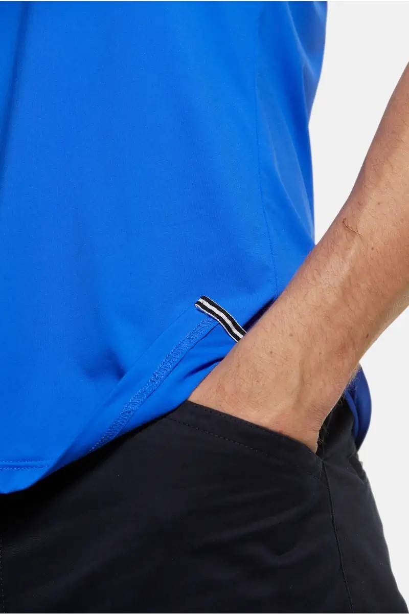 Meyer Polo Meyer Blu Elettrico Tessuto Performante Tecnico