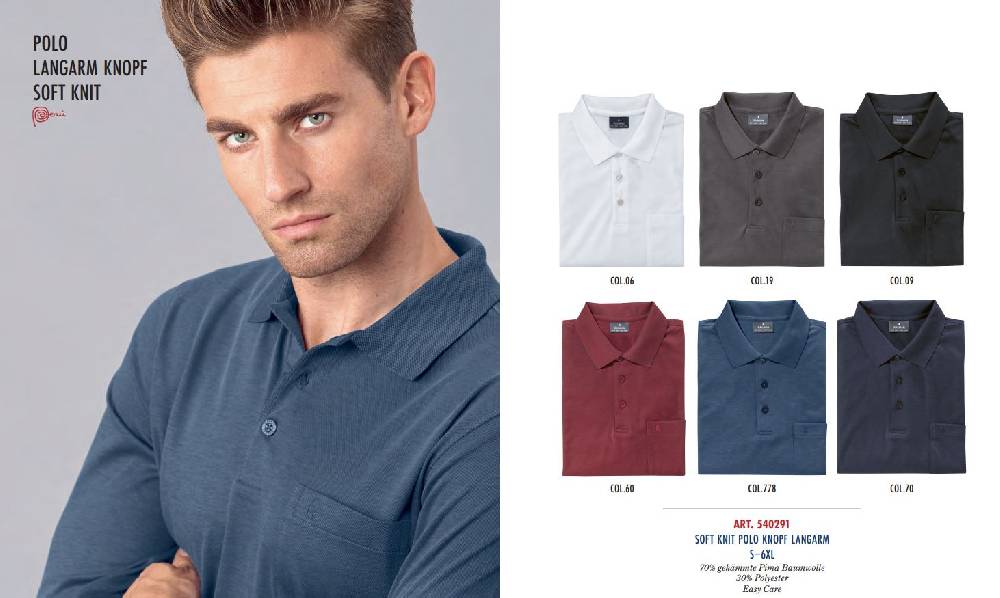 Ragman Polo Nera Con Taschino Ragman No Stiro Modern Fit