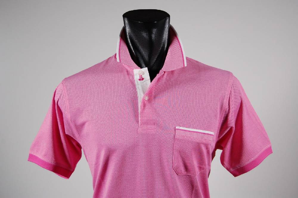 Bramante Polo no stiro bramante con taschino in tre colori