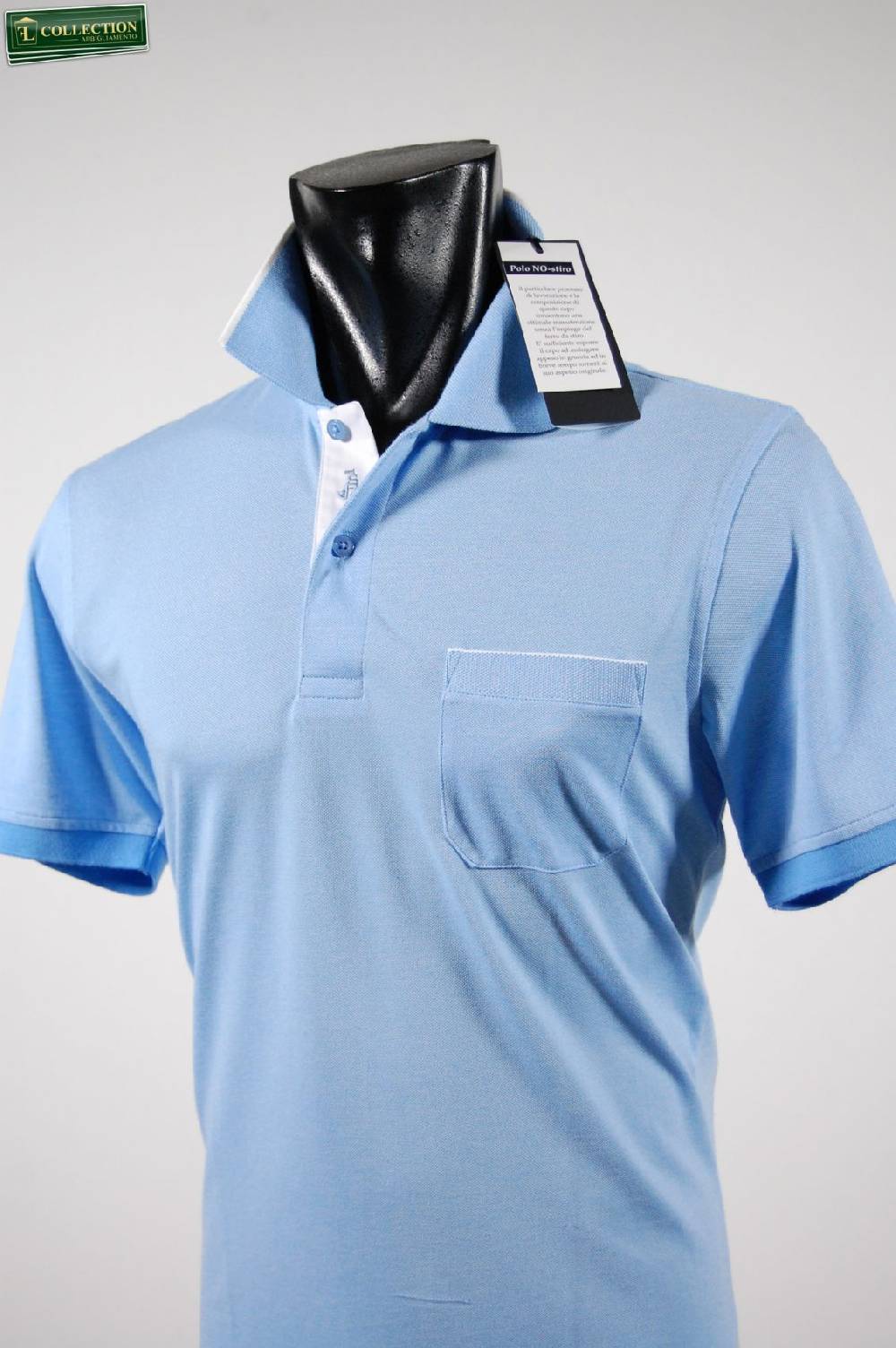 Bramante Polo No Stiro Bramante In Due Colori Con Taschino