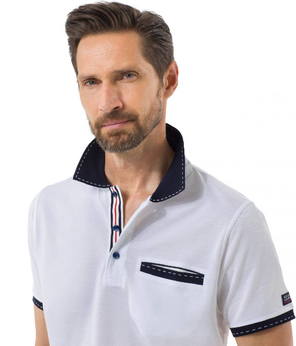 Green Coast Polo Regular Fit Green Coast In Filo Di Scozia