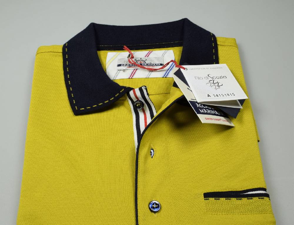 Green Coast Polo Regular Fit Green Coast In Filo Di Scozia