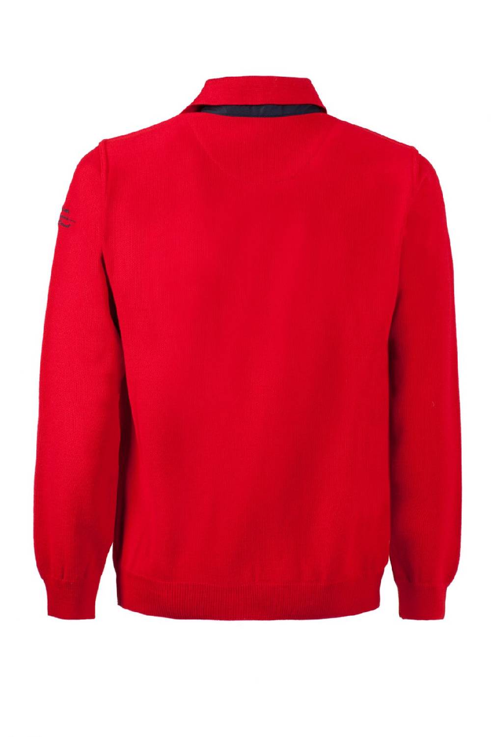 Green Coast Polo Rossa Green Coast Modern Fit Filato Nautico Idrorepellente